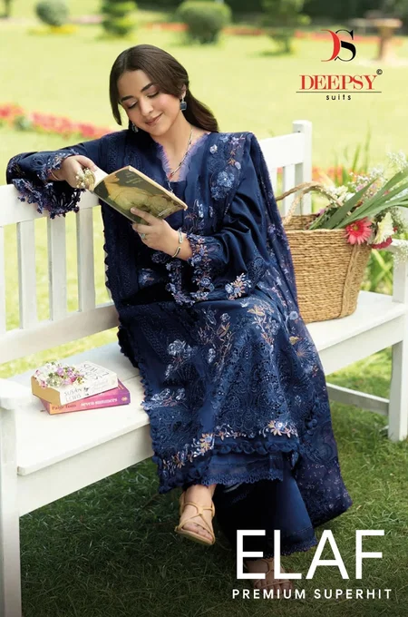 Elaf Premium Superhit By Deepsy Cotton Plazzo Pakistani Salwar Suits 